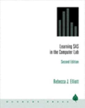 Paperback Learning SAS in the Computer Lab Book
