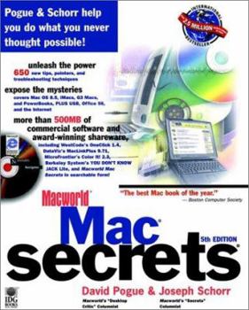 Paperback MacWorld Mac Secrets [With Loaded with Utilities, Resources & Applications] Book