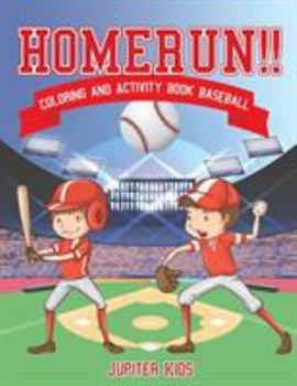 Paperback Homerun!! Coloring and Activity Book Baseball Book