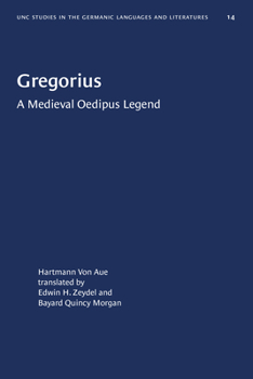 Paperback Gregorius: A Medieval Oedipus Legend Book