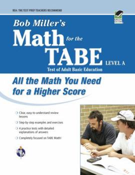 Paperback Bob Miller's Math for the Tabe Level a Book