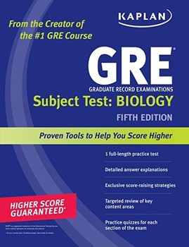 Paperback Kaplan GRE Subject Test: Biology Book