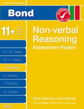 Paperback Bond Non-Verbal Reasoning Assessment Papers 9-10 Years: Bk. 1 Book