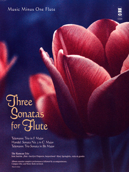 Paperback Three Sonatas for Flute Book