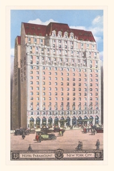 Paperback Vintage Journal Hotel Paramount New York Book