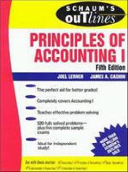 Paperback Schaum's Outline of Principles of Accounting I Book