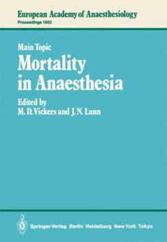 Paperback Mortality in Anaesthesia Book