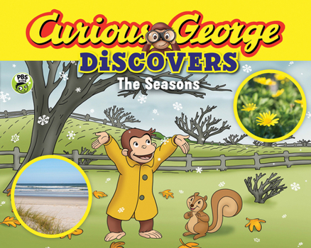 Hardcover Curious George Discovers the Seasons Book