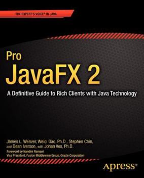 Paperback Pro Javafx 2: A Definitive Guide to Rich Clients with Java Technology Book