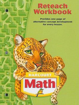 Paperback Harcourt Math: Reteach Workbook Grade 5 Book