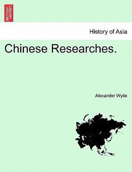 Paperback Chinese Researches. Book