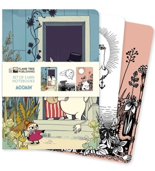 Paperback Moomin Set of 3 Midi Notebooks (Midi Notebook Collections) Book