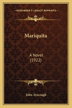 Paperback Mariquita: A Novel (1922) Book
