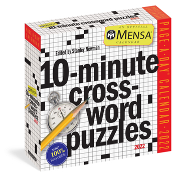 Calendar Mensa 10-Minute Crossword Puzzles Page-A-Day Calendar 2022: A Year of Difficult and Fun Puzzles Book
