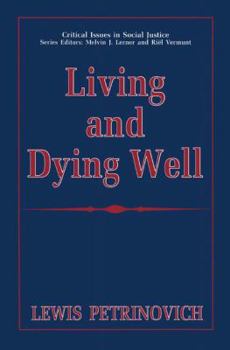 Paperback Living and Dying Well Book