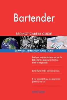 Paperback Bartender RED-HOT Career Guide; 2579 REAL Interview Questions Book