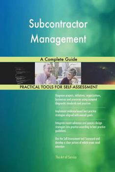 Paperback Subcontractor Management A Complete Guide Book