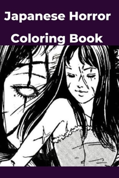 Paperback Japanese Horror Coloring Book