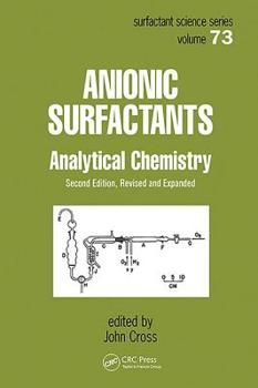 Hardcover Anionic Surfactants: Analytical Chemistry, Second Edition, Book