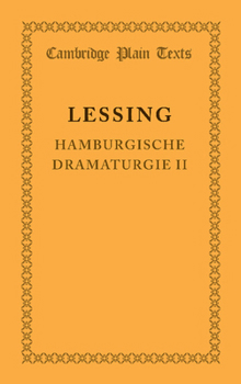 Paperback Hamburgische Dramaturgie II [German] Book