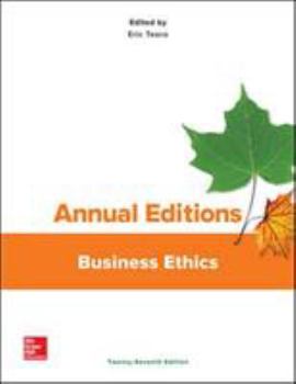 Paperback Annual Editions: Business Ethics, 27/E Book