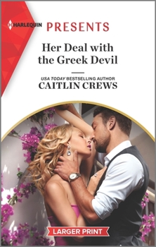 Mass Market Paperback Her Deal with the Greek Devil [Large Print] Book