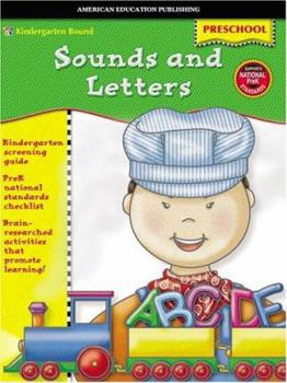 Paperback Kindergarten Bound Sounds and Letters Book