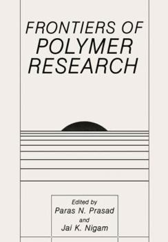 Paperback Frontiers of Polymer Research Book