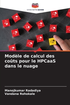 Paperback Modèle de calcul des coûts pour le HPCaaS dans le nuage [French] Book