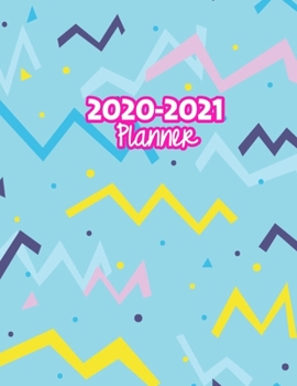 2020-2021 Planner: Two Year Calendar Organizer and Goal Journal | January 2020 - December 2021 Daily, Weekly and Monthly Planner Book with Back Sticker Expression Wall for 2 Years | Design Code 859901
