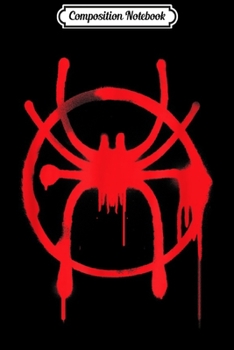 Paperback Composition Notebook: Marvel Spider-Man Into the Spider-Verse Red Icon Journal/Notebook Blank Lined Ruled 6x9 100 Pages Book