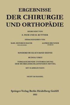 Paperback V. Vergleichende Untersuchung Der Muskelerschlaffenden Mittel [German] Book