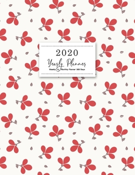 Yearly Planner 2020: Weekly & Monthly Schedule Diary (Calendar 1 Year 12 Months) Academic Journal Agenda Manage Organizer January 1, to  December 31, 2020