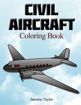 Paperback Civil Aircraft Coloriong Book