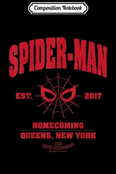 Composition Notebook: Marvel Spider-Man Homecoming Collegiate Graphic  Journal/Notebook Blank Lined Ruled 6x9 100 Pages