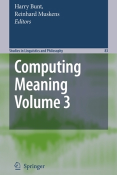 Paperback Computing Meaning: Volume 3 Book