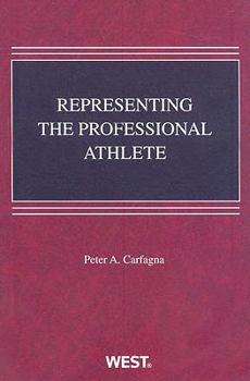 Paperback Representing the Professional Athlete Book