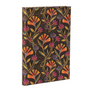 Misc. Wild Flowers MIDI Hardcover Address Book, 144pg, 120gsm, Laurel Burch Collection by Paperblanks (Playful Creations) Book