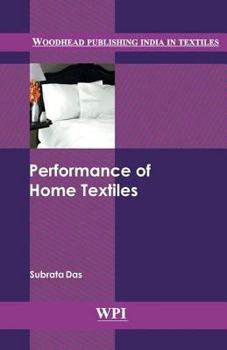 Paperback Performance of Home Textiles Book