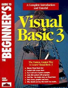 Paperback Beginner's Guide to Visual Basic 3.0 Book
