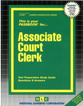 Spiral-bound Associate Court Clerk: Passbooks Study Guide Book