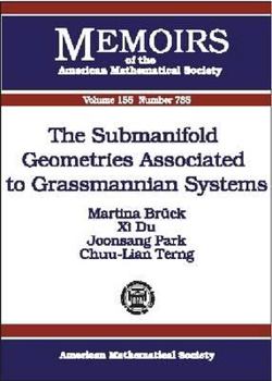 Paperback The Submanifold Geometries Associated to Grassmannian Systems Book