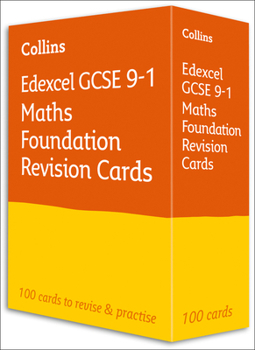 Misc. Collins GCSE 9-1 Revision - New Edexcel GCSE 9-1 Maths Foundation Revision Flashcards Book