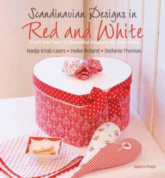Paperback Scandinavian Designs in Red & White Book