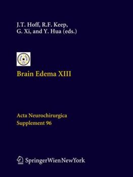 Hardcover Brain Edema XIII Book