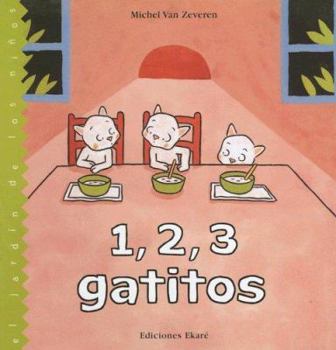 Hardcover 1, 2, 3 Gatitos [Spanish] Book