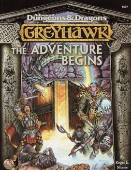 Paperback Greyhawk: The Adventure Begins [With 16 Page Map Book] Book
