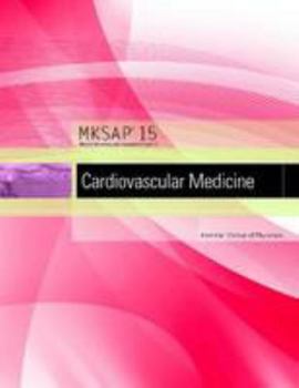 Paperback MKSAP 15 Medical Knowledge Self-assessment Program: Cardiovascular Medicine Book