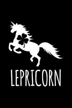 Paperback Lepricorn: Blank Lined Journal to Write in - Ruled Writing Notebook Book