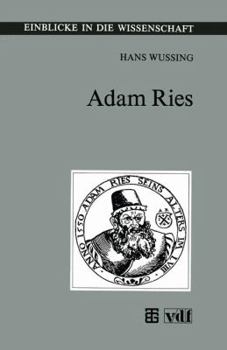 Paperback Adam Ries [German] Book